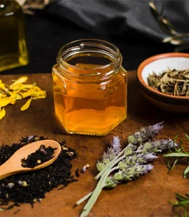 INFUSED HONEY WITH HERBS